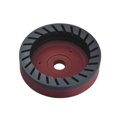 D150mm ruota di resina dentata interna forma di ciotola ruota di rottura continua di diamanti per la macchina di taglio del bisellino di vetro