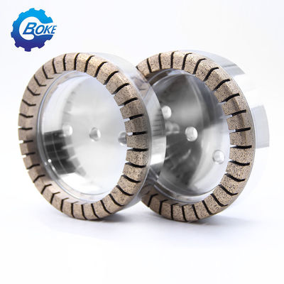 Boke 175 mm Strumento di rettifica segmentato di profilo di legame metallico ruota di diamante