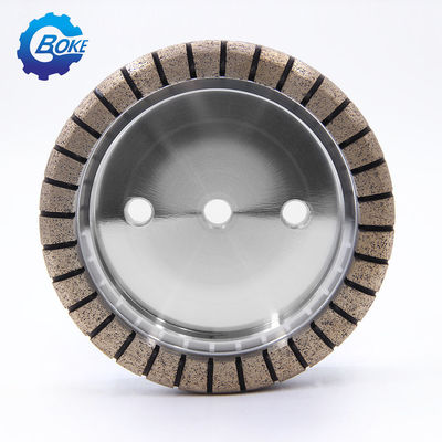 Boke 175 mm Strumento di rettifica segmentato di profilo di legame metallico ruota di diamante