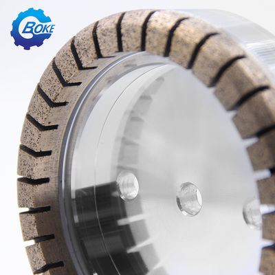 Boke 175 mm Strumento di rettifica segmentato di profilo di legame metallico ruota di diamante