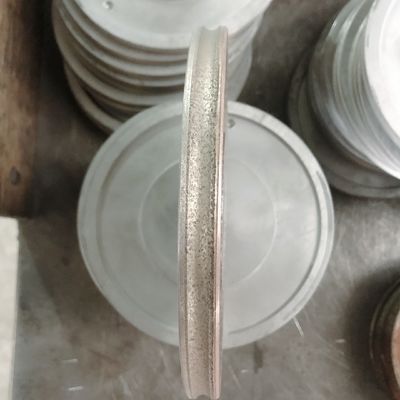 80 mm Grit Customized Diamond Girding Wheel per la macchina di lavorazione del vetro Disco abrasivo