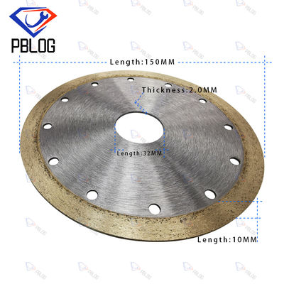 Vetro duro affilato Lama di taglio per materie prime diamante Disco di taglio ceramico per metallo