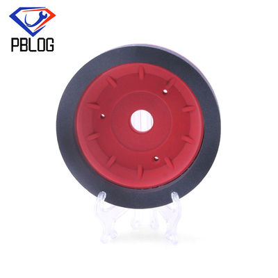 PBLOG Grosso Ruota di resina Rossa Bevel Machine Usare Coppa Forma Ruota di resina Vetro bordi lucidatura
