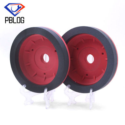 PBLOG Grosso Ruota di resina Rossa Bevel Machine Usare Coppa Forma Ruota di resina Vetro bordi lucidatura