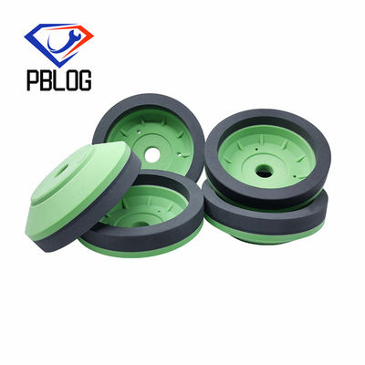 PBLOG Forma di tazza verde Bivellamento Ruota di resina Ruota di rottura di diamanti Macchine per la produzione di vetro