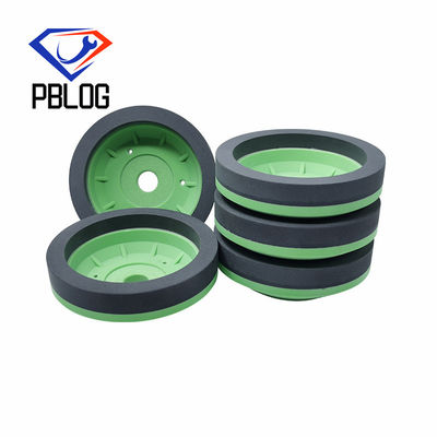 PBLOG Forma di tazza verde Bivellamento Ruota di resina Ruota di rottura di diamanti Macchine per la produzione di vetro