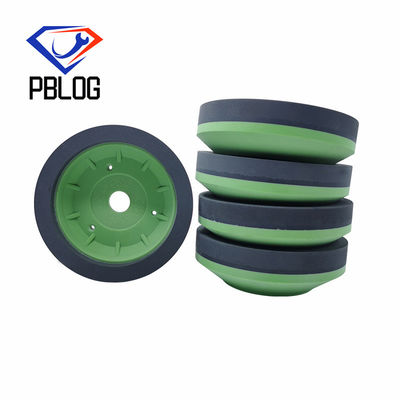 PBLOG Forma di tazza verde Bivellamento Ruota di resina Ruota di rottura di diamanti Macchine per la produzione di vetro