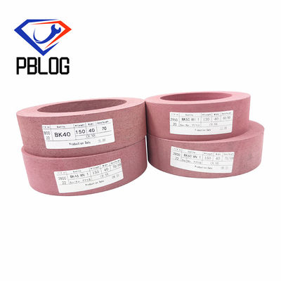 Fabrica personalizzabile Pad di lucidatura per la lavorazione dei bordi di vetro rosa pietra da macinare ruota di lucidatura tipo tazza