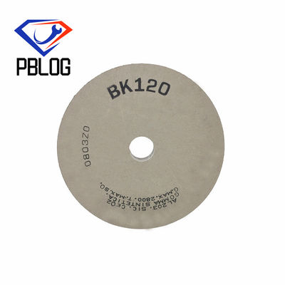 Abrasivi per la lavorazione dei bordi di vetro ceramici Pad di lucidatura della materia prima di gomma Parallelo BK Polishing Wheel