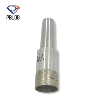 Corpo brasato con scaffale affilato con forma di coniatura, foratura di cristallo di diamante