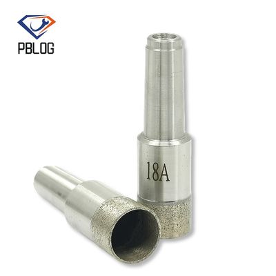 Corpo brasato con scaffale affilato con forma di coniatura, foratura di cristallo di diamante