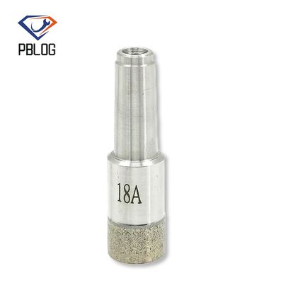 Corpo brasato con scaffale affilato con forma di coniatura, foratura di cristallo di diamante