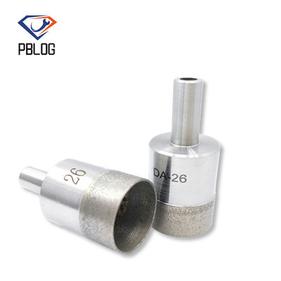 Diametro diritto dello stinco 12MM dell'OEM Diamond Glass Drill Bits Sintered