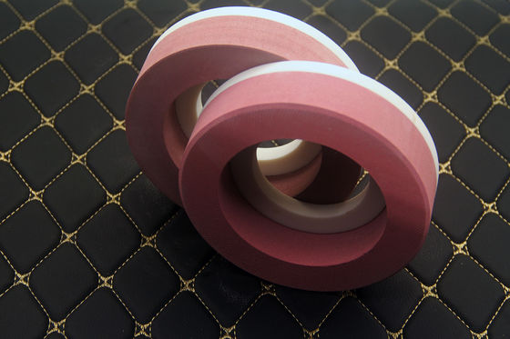 La ruota di lucidatura dell'ossido rosa del cerio di colore foggia la macinazione di vetro del bordo