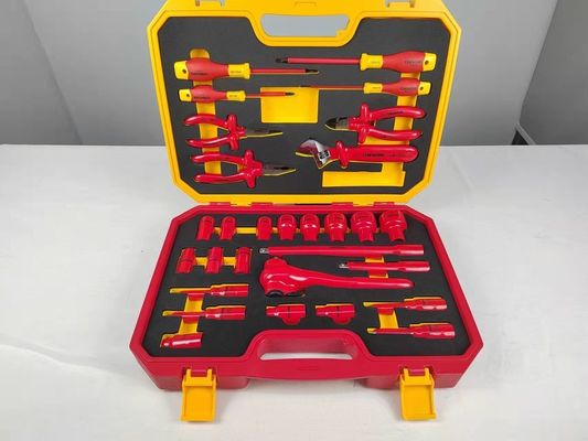 Il VDE di Tool Set 1000V dell'elettricista 29PCS ha isolato l'insieme di attrezzi per bricolage elettrico