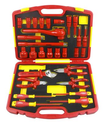Il VDE di Tool Set 1000V dell'elettricista 29PCS ha isolato l'insieme di attrezzi per bricolage elettrico