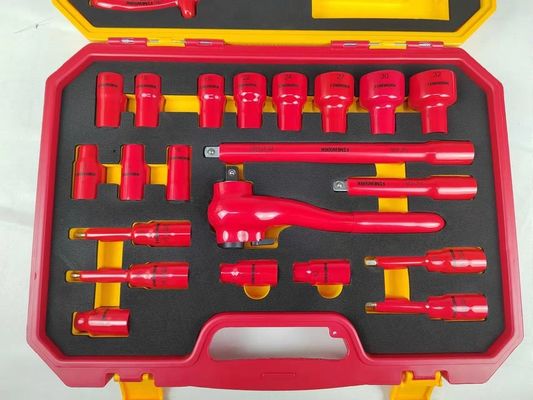 Il VDE di Tool Set 1000V dell'elettricista 29PCS ha isolato l'insieme di attrezzi per bricolage elettrico