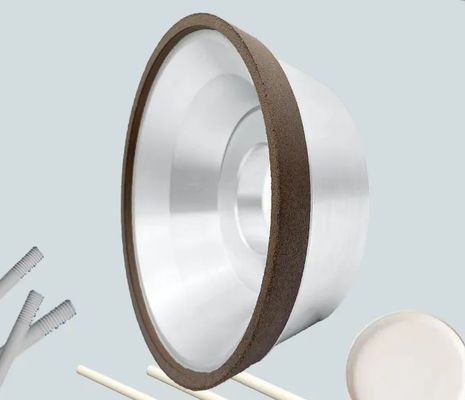 Superficie ceramica della mola del ODM Diamond Cup Wheel Hardness Glass