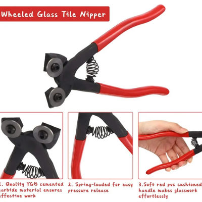 Corredi della taglierina di vetro di mosaico di Tool Set Cutter dell'elettricista dell'OEM 8 pezzi