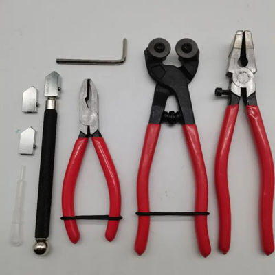Corredi della taglierina di vetro di mosaico di Tool Set Cutter dell'elettricista dell'OEM 8 pezzi