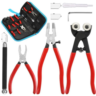 Corredi della taglierina di vetro di mosaico di Tool Set Cutter dell'elettricista dell'OEM 8 pezzi