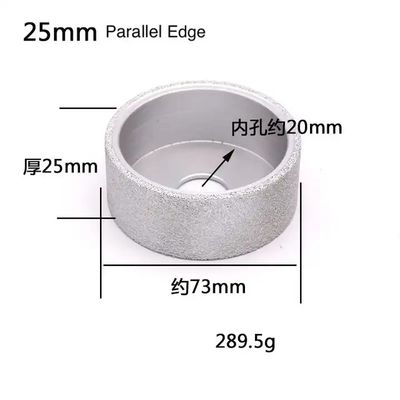 Piccola mola elettrica d'argento elettrolitica 50mm della mola