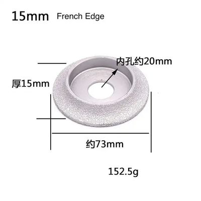 Piccola mola elettrica d'argento elettrolitica 50mm della mola