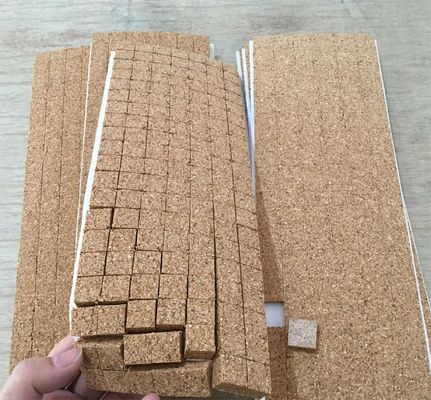 Pad di sughero autoadesivo naturale di spessore 1/8 pollici Pad di sughero per mobili per edifici interni
