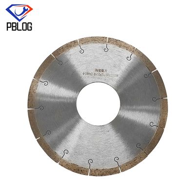 Disco di taglio di vetro rotondo a legame metallico di precisione di 16-60 mm di diametro di foratura per piastrelle di mattoni in cemento