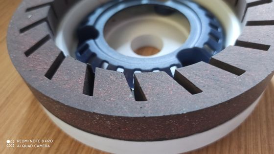 Ruota di rottura di tazze di resina verde nero Alta luminosità 150 mm Protezione vetro sottile