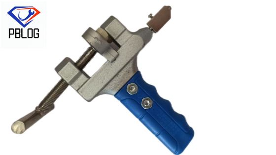 PBLOG Coltello per taglio vetro polifunzionale manico di plastica strumento per taglio vetro