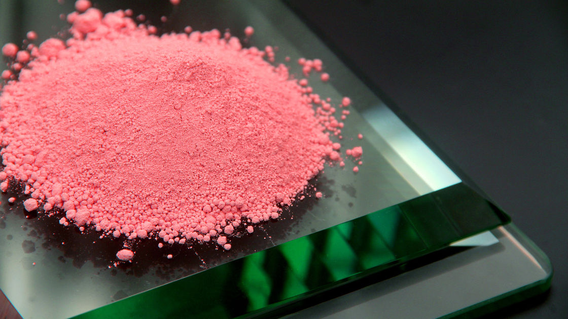 Polvere di lucidatura del vetro per la macchina di lavorazione del vetro utilizzare il colore rosso