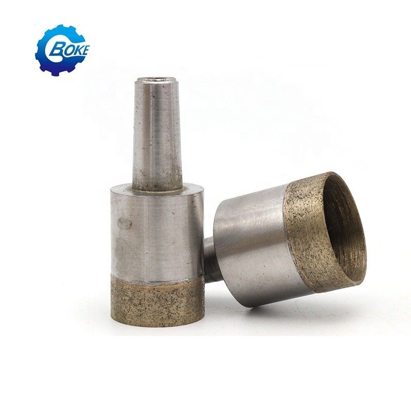 15pcs Diamante foratura per foriera per vetro Ceramica piastrelle attrezzatura utensile di taglio argento e fori 3-42mm