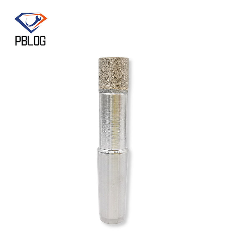 Manico retto Fabbrica di piastrelle di vetro Diamante Core Perforazione Bit Set Forno Seghe