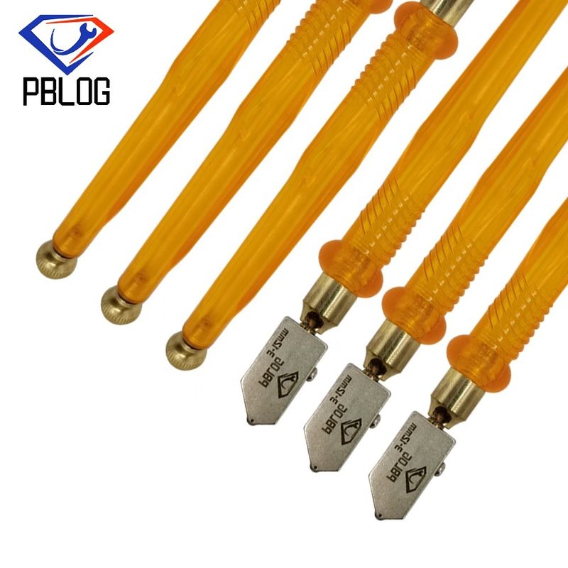 Strumento di taglio di vetro per piastrelle a mano di alta qualità Taglio di vetro a punta di diamante Penna metallo portabile Taglio di vetro temperato