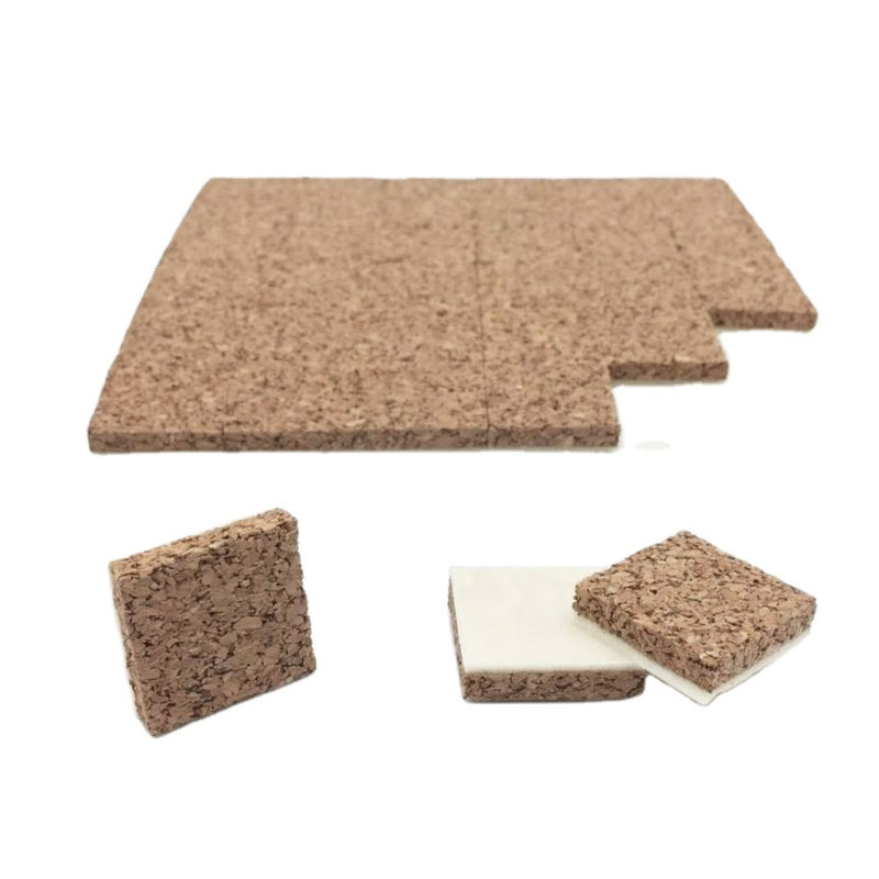 PBLOG vendita a caldo Protezione di vetro Divider Blocchi di sughero per la protezione del vetro Pad di sughero Matta statica pad di sughero