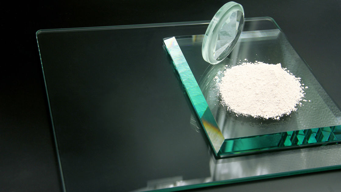 Colore bianco di lucidatura della mano della polvere della terra rara dell'ossido di vetro del cerio