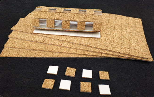 Pad protettivi di sughero di legno naturale morbido per la protezione delle superfici dei mobili