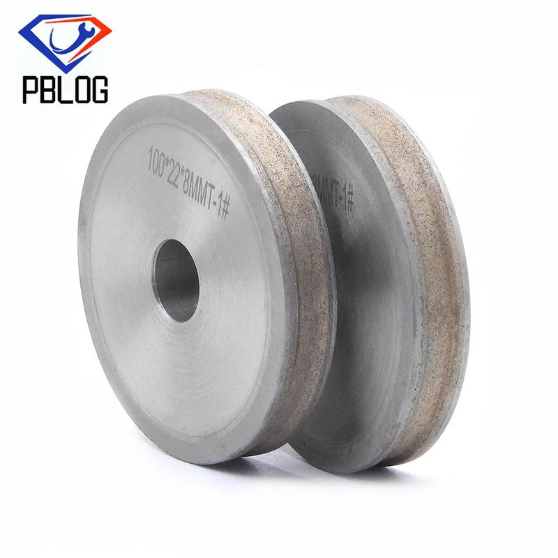 PBLOG Diamond Grinding Wheel 240 Grit Round Edge Arbor Hole 12/22/30mm Velocità massima 4500rpm