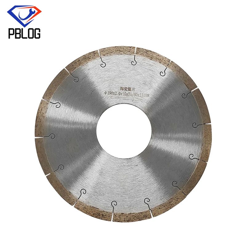 Disco di taglio di vetro rotondo a legame metallico di precisione di 16-60 mm di diametro di foratura per piastrelle di mattoni in cemento