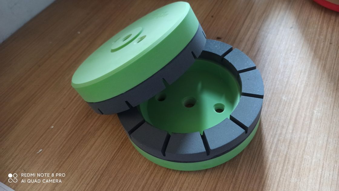 Griglia di resina Nero Verde 100/130/150/175mm Diametro vetro sottile Protezione 3-6mm