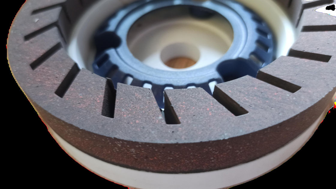 150mm Ruota di resina Alta nitidezza per la macchina a bevel 240 Grit Ruota di tazza bianca marrone