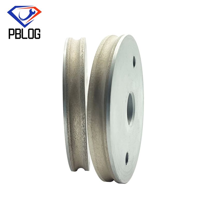 240 grit Grigia di diamanti di macinazione con bordo rotondo e 12/22/30 mm foratura arbore